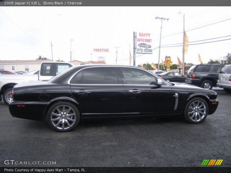 Ebony Black / Charcoal 2008 Jaguar XJ XJ8 L