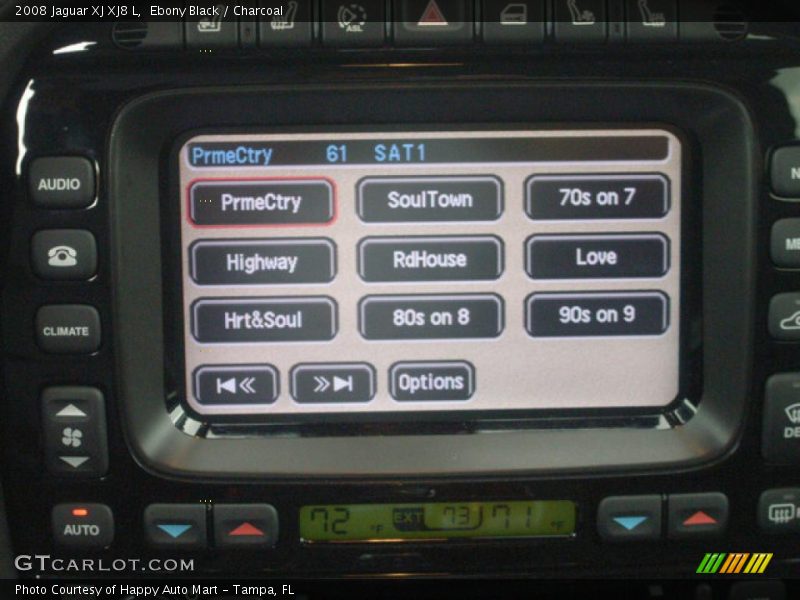 Ebony Black / Charcoal 2008 Jaguar XJ XJ8 L