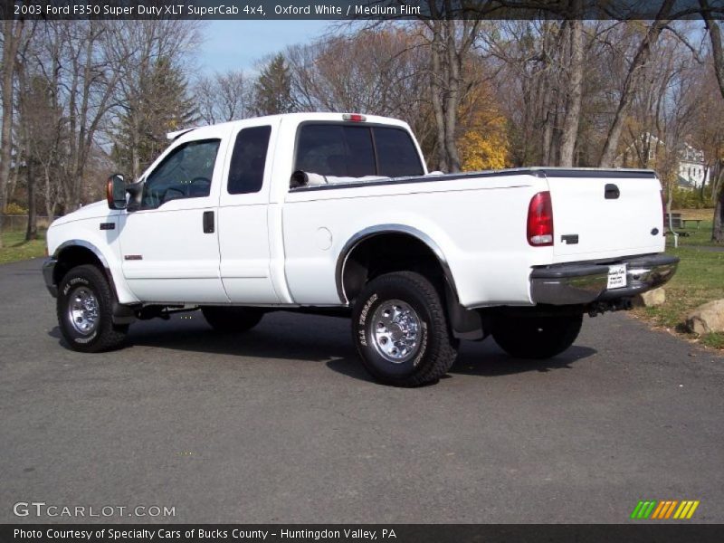 Oxford White / Medium Flint 2003 Ford F350 Super Duty XLT SuperCab 4x4