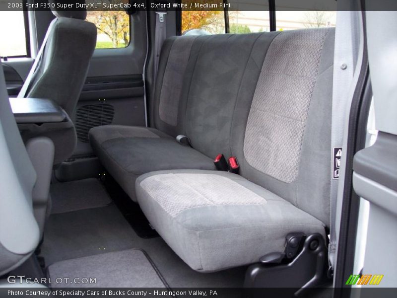  2003 F350 Super Duty XLT SuperCab 4x4 Medium Flint Interior