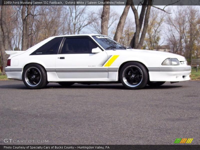  1989 Mustang Saleen SSC Fastback Oxford White