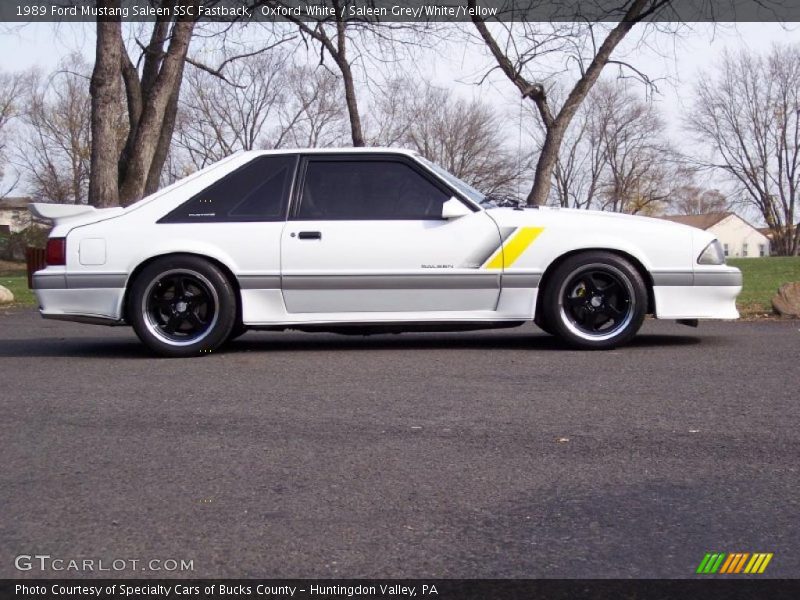  1989 Mustang Saleen SSC Fastback Oxford White