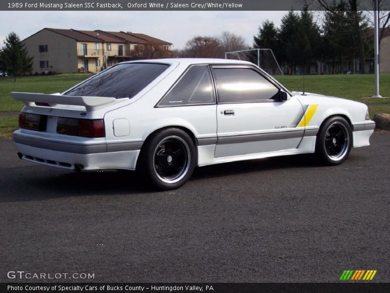  1989 Mustang Saleen SSC Fastback Oxford White