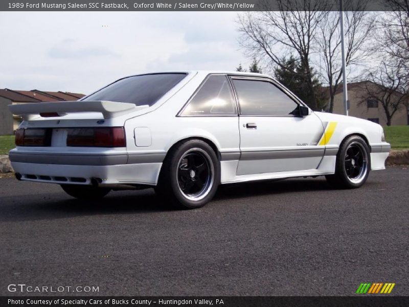  1989 Mustang Saleen SSC Fastback Oxford White