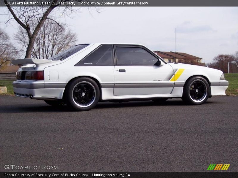  1989 Mustang Saleen SSC Fastback Oxford White