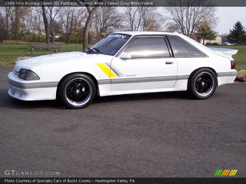  1989 Mustang Saleen SSC Fastback Oxford White