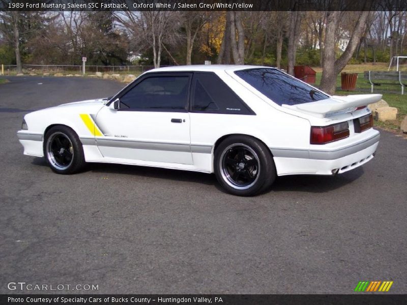  1989 Mustang Saleen SSC Fastback Oxford White
