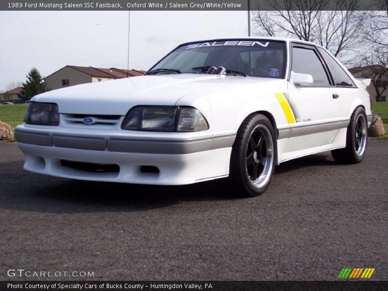  1989 Mustang Saleen SSC Fastback Oxford White