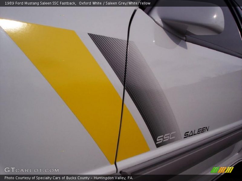  1989 Mustang Saleen SSC Fastback Logo