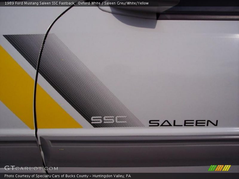  1989 Mustang Saleen SSC Fastback Logo