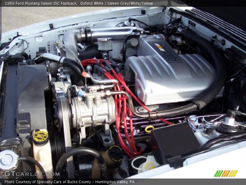  1989 Mustang Saleen SSC Fastback Engine - 5.0 Liter Saleen OHV 16-Valve V8