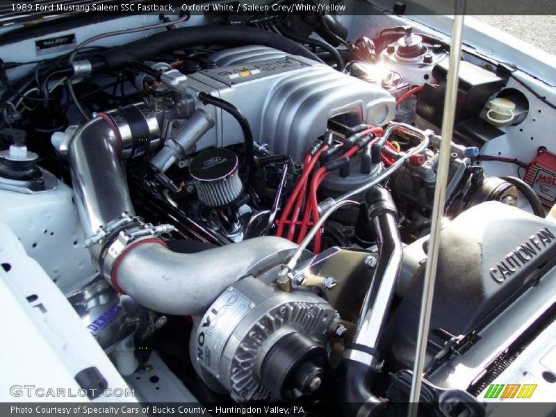  1989 Mustang Saleen SSC Fastback Engine - 5.0 Liter Saleen OHV 16-Valve V8