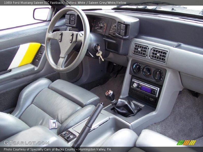 Dashboard of 1989 Mustang Saleen SSC Fastback