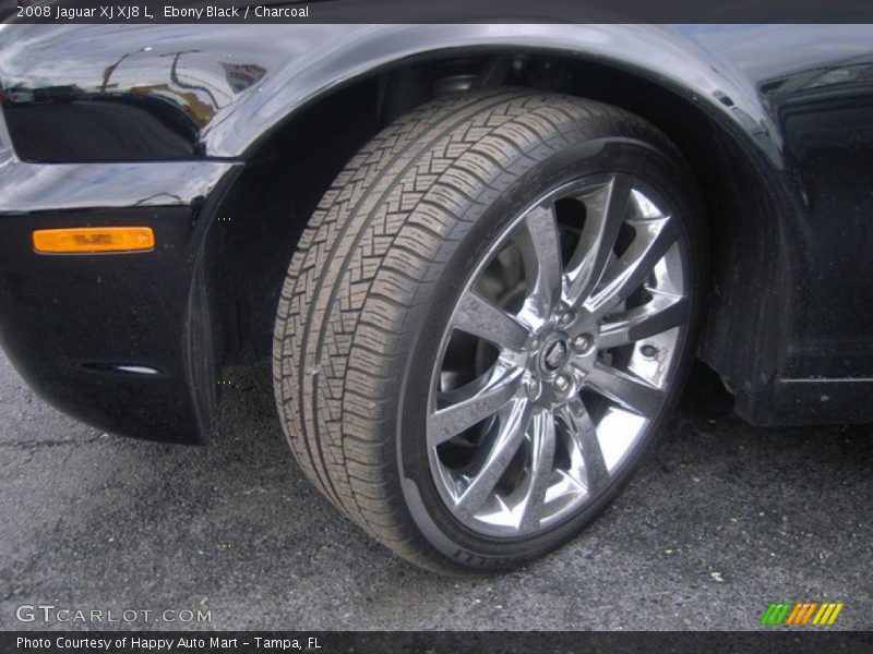 Ebony Black / Charcoal 2008 Jaguar XJ XJ8 L