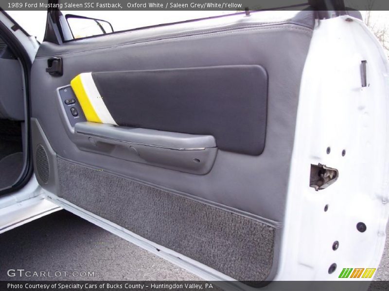 Door Panel of 1989 Mustang Saleen SSC Fastback