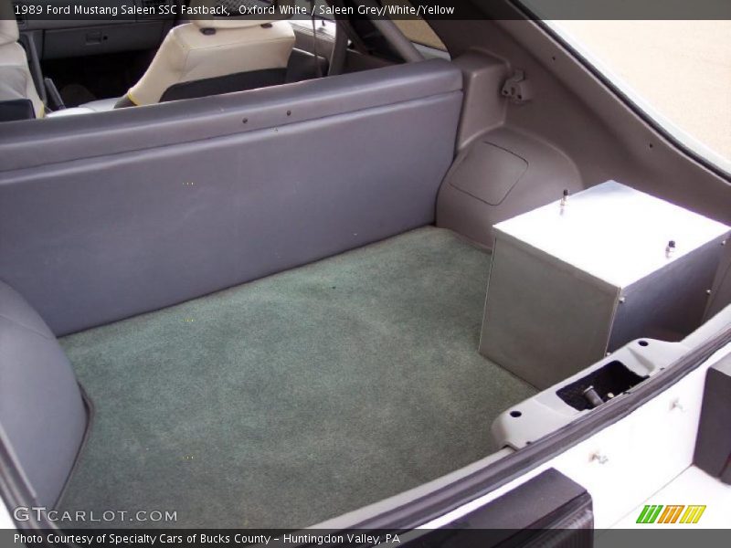  1989 Mustang Saleen SSC Fastback Trunk