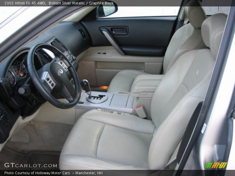 Brilliant Silver Metallic / Graphite Black 2003 Infiniti FX 45 AWD