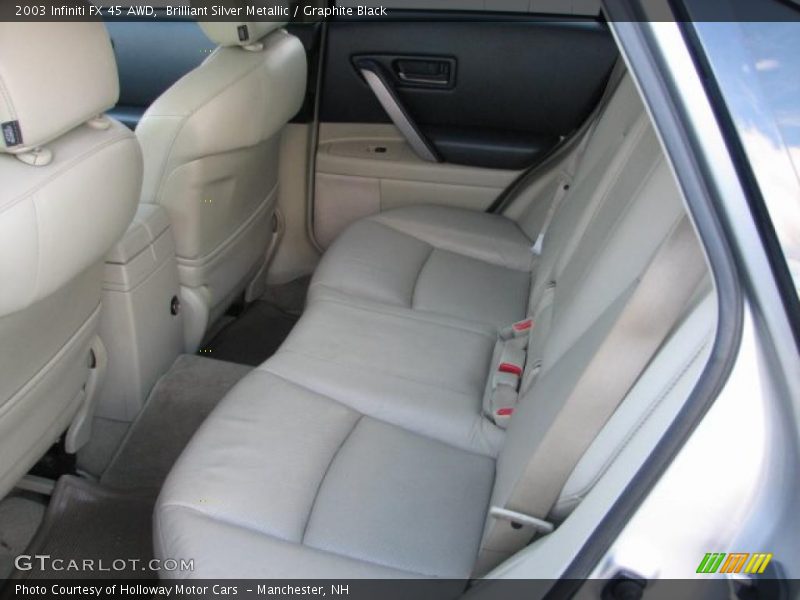 Brilliant Silver Metallic / Graphite Black 2003 Infiniti FX 45 AWD