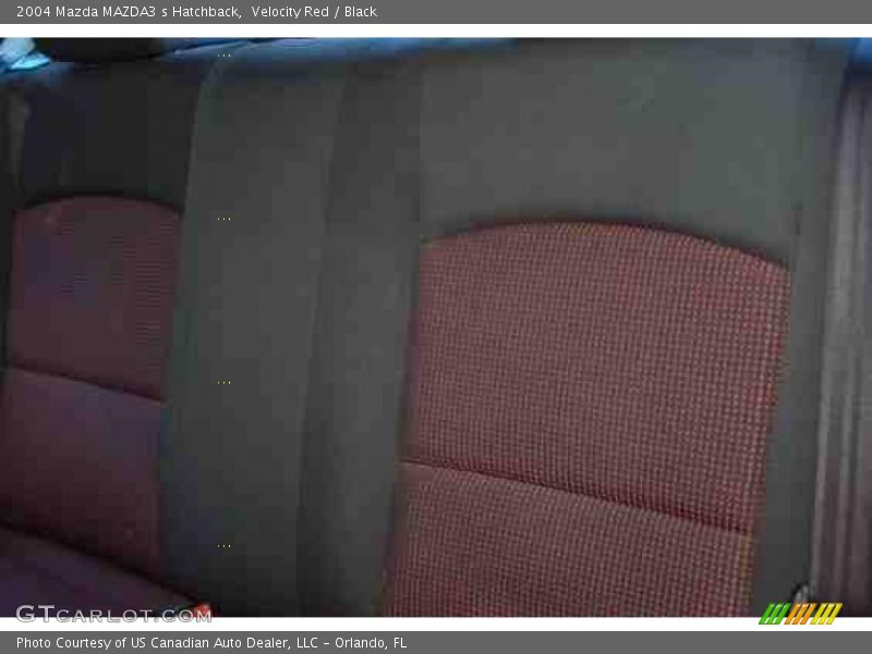 Velocity Red / Black 2004 Mazda MAZDA3 s Hatchback