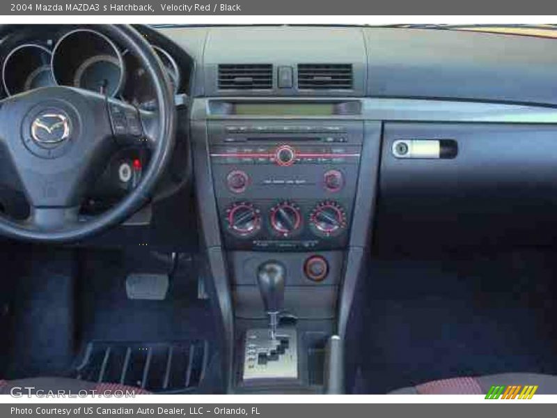 Velocity Red / Black 2004 Mazda MAZDA3 s Hatchback