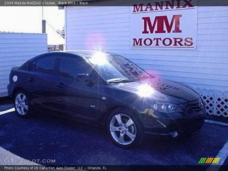 Black Mica / Black 2004 Mazda MAZDA3 s Sedan