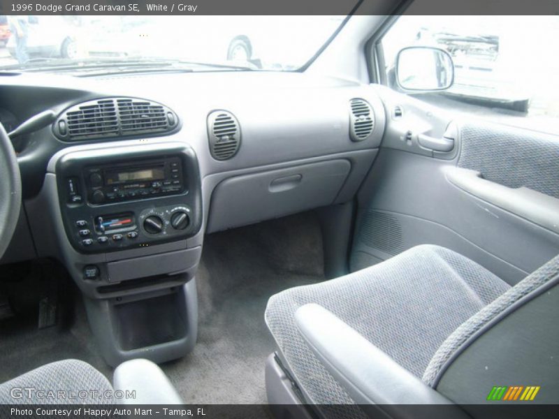 White / Gray 1996 Dodge Grand Caravan SE