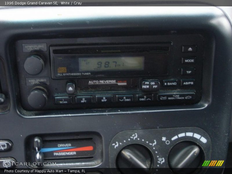 White / Gray 1996 Dodge Grand Caravan SE