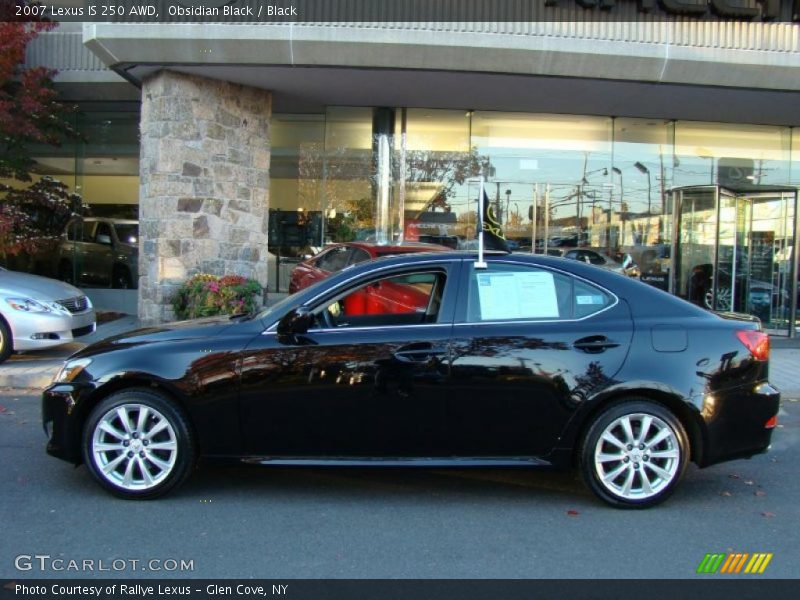 Obsidian Black / Black 2007 Lexus IS 250 AWD