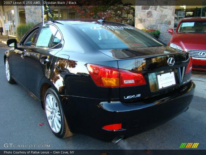 Obsidian Black / Black 2007 Lexus IS 250 AWD