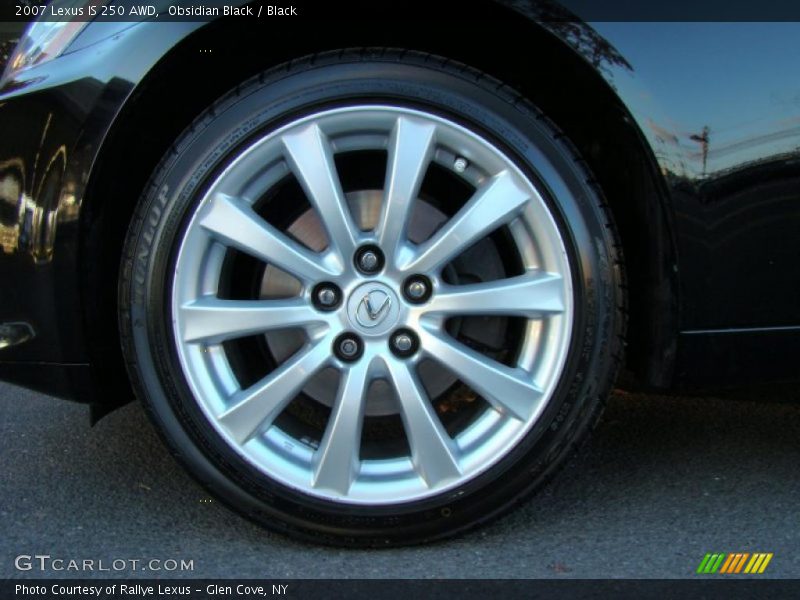 Obsidian Black / Black 2007 Lexus IS 250 AWD