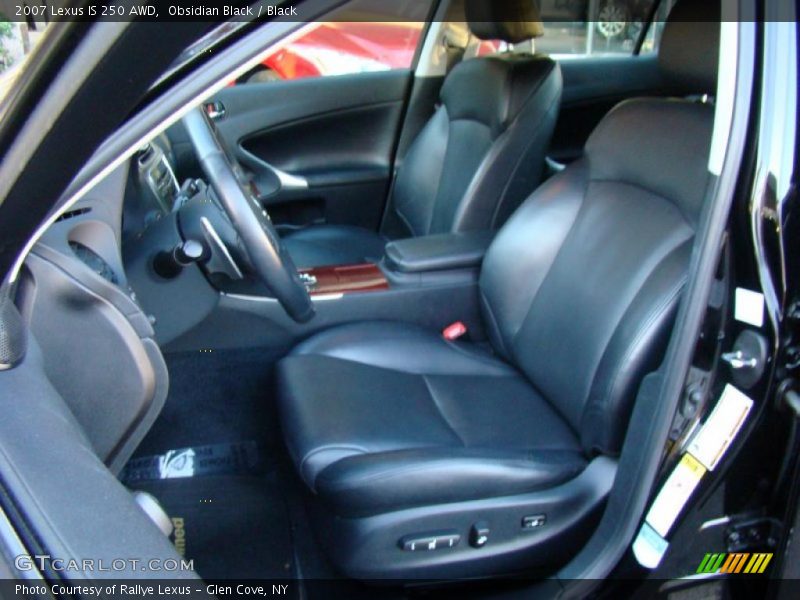 Obsidian Black / Black 2007 Lexus IS 250 AWD
