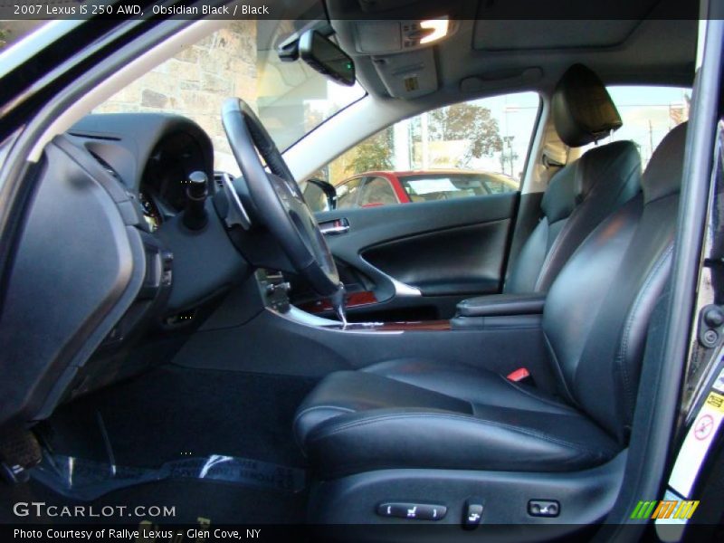Obsidian Black / Black 2007 Lexus IS 250 AWD