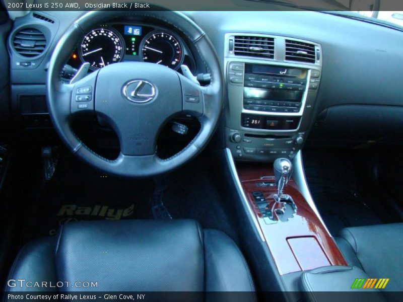 Obsidian Black / Black 2007 Lexus IS 250 AWD