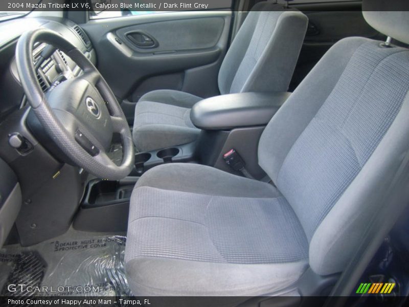 Calypso Blue Metallic / Dark Flint Grey 2004 Mazda Tribute LX V6