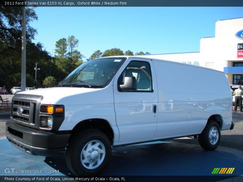 Oxford White / Medium Flint 2011 Ford E Series Van E150 XL Cargo