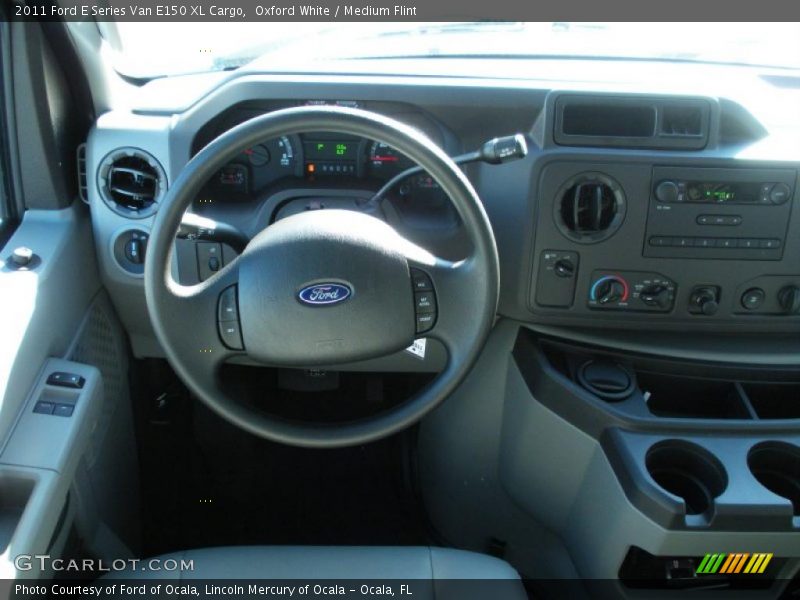 Oxford White / Medium Flint 2011 Ford E Series Van E150 XL Cargo