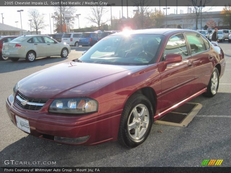 Sport Red Metallic / Medium Gray 2005 Chevrolet Impala LS