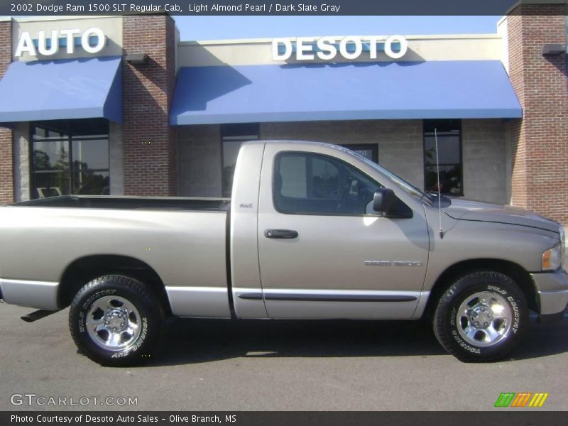 Light Almond Pearl / Dark Slate Gray 2002 Dodge Ram 1500 SLT Regular Cab