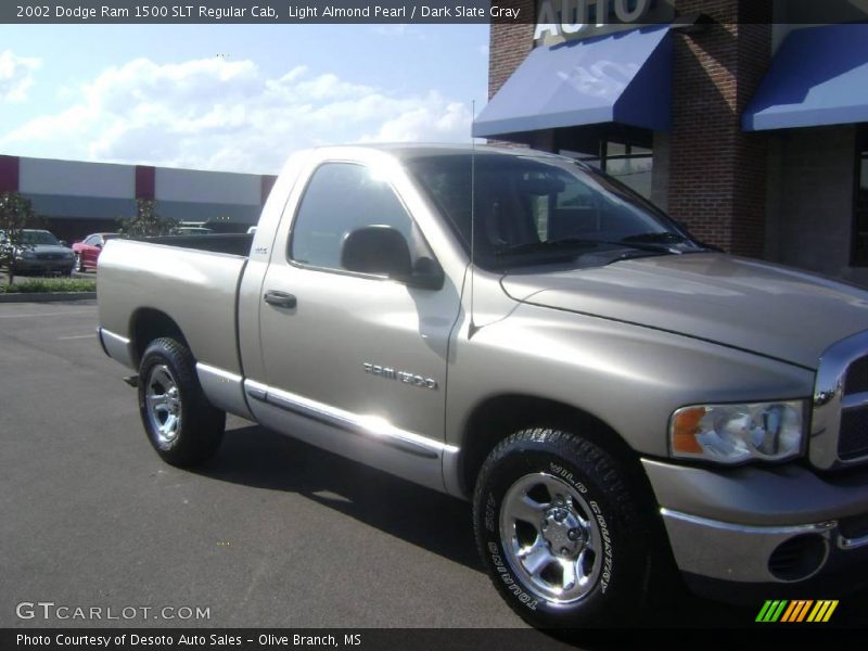 Light Almond Pearl / Dark Slate Gray 2002 Dodge Ram 1500 SLT Regular Cab