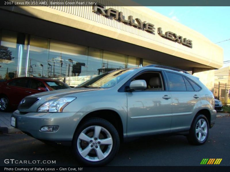 Bamboo Green Pearl / Ivory 2007 Lexus RX 350 AWD
