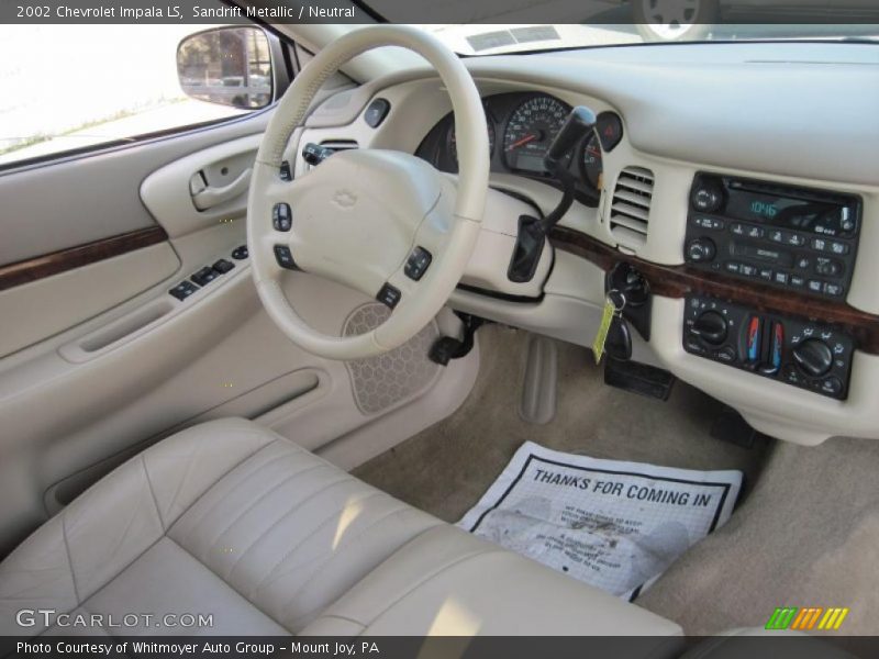 Sandrift Metallic / Neutral 2002 Chevrolet Impala LS