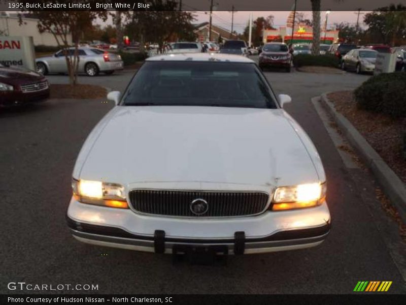 Bright White / Blue 1995 Buick LeSabre Limited