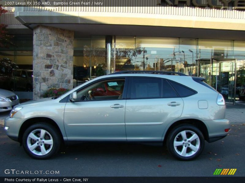 Bamboo Green Pearl / Ivory 2007 Lexus RX 350 AWD