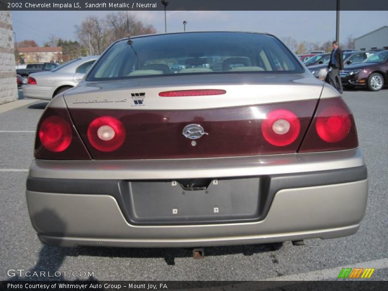Sandrift Metallic / Neutral 2002 Chevrolet Impala LS