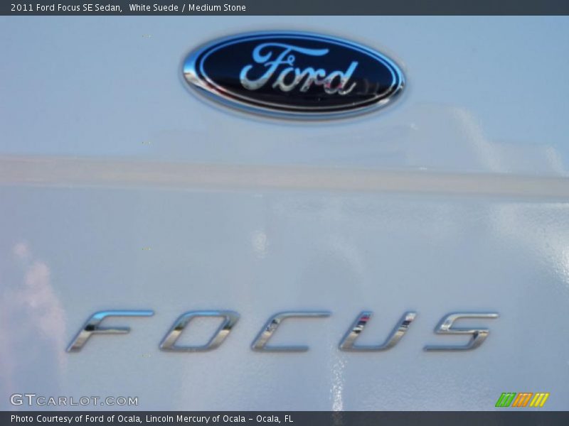 White Suede / Medium Stone 2011 Ford Focus SE Sedan
