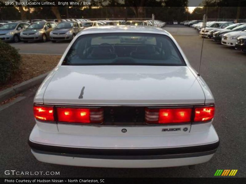 Bright White / Blue 1995 Buick LeSabre Limited