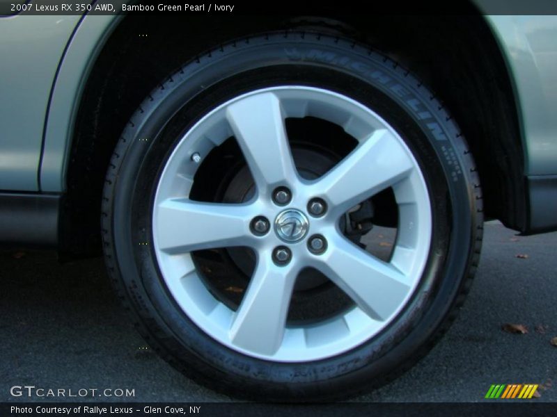 Bamboo Green Pearl / Ivory 2007 Lexus RX 350 AWD
