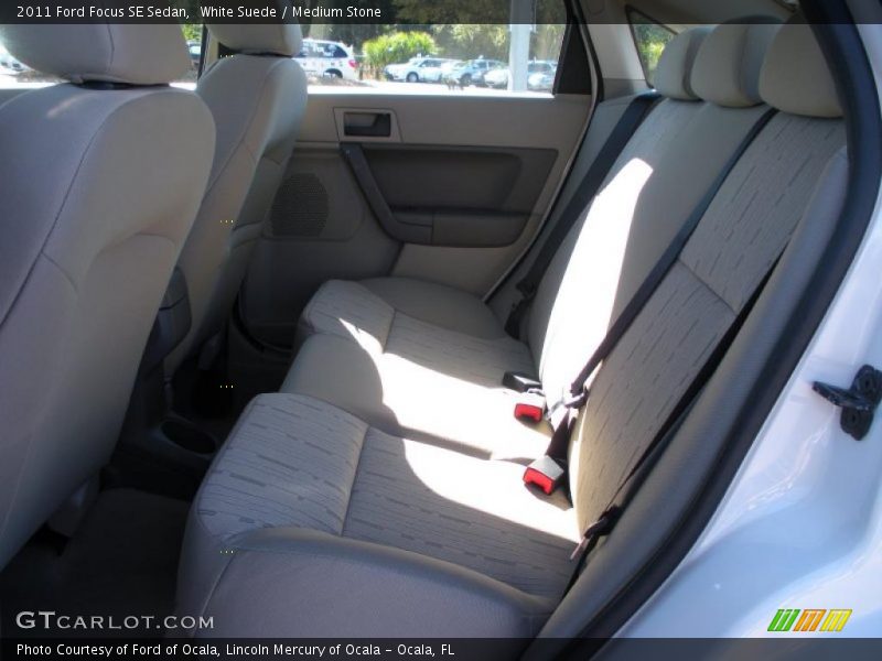 White Suede / Medium Stone 2011 Ford Focus SE Sedan