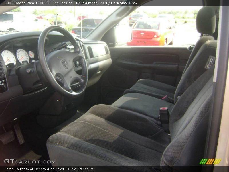 Light Almond Pearl / Dark Slate Gray 2002 Dodge Ram 1500 SLT Regular Cab