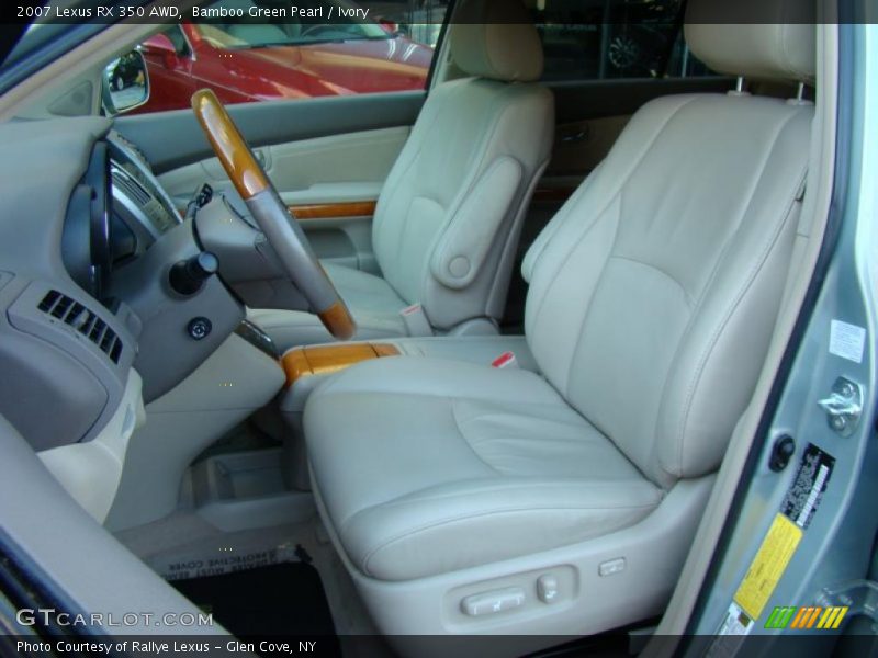 Bamboo Green Pearl / Ivory 2007 Lexus RX 350 AWD
